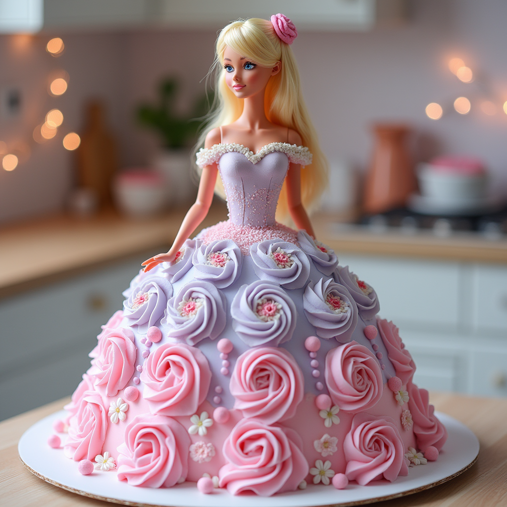 barbie doll cake
