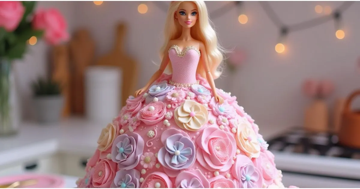 barbie doll cake